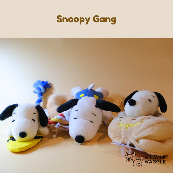 snoopy-gang-dogs-toy-ของเล่นสุนัข-นำเข้าจากญี่ปุ่น-ลิขสิทธิ์แท้