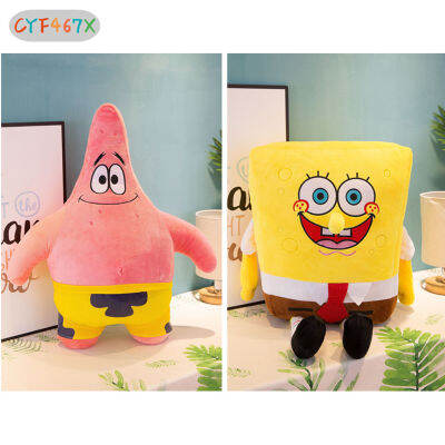 CYF ตุ๊กตา Spongebob/pai Daxing Boneka Mainan กำมะหยี่ผ้าฝ้าย PP นุ่มพิเศษอะนิเมะนอนหลับตุ๊กตาของขวัญวันเกิดสหายสำหรับเด็ก