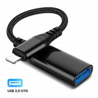 [A Necessary]☂ปุ่ม8พินสำหรับอะแดปเตอร์ OTG iPhone 13 12 11 Pro iPad USB 3.0สายแปลงสัญญาณสำหรับ IOS เหนือเครื่องอ่านการ์ดเมาส์