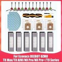 Accessory Kit Replacement for Ecovacs Deebot Ozmo T8 T9 Series T8 Max T8 AIVI N8 Pro/N8 Pro+ Robot Vacuum Cleaner