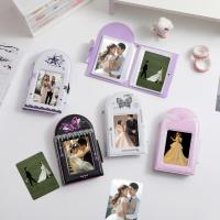 Durable Easy to Carry Snap Button 3 Inch 40 Pages Photo Album Card Mini Collect Book Reusable Photocard Holder Friends Gift  Photo Albums