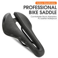 【LZ】﹉✇❈  West Biking-Hollow Respirável Bike Saddle Assentos de bicicleta Soft Cycling Almofada PU Waterproof Bike Saddle Acessórios de ciclismo