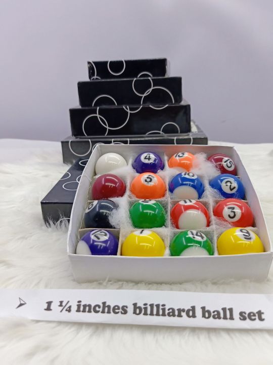 1 14 Inches Billiard Ball Set Bola Ng Bilyaran Gamit Sa Bilyaran Lazada Ph 6394