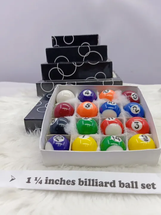 1 1/4 INCHES BILLIARD BALL SET FOR BILLIARD TABLE / BOLA SA BILYARAN