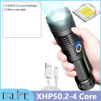 Newest 5000mAh XHP160 16-core LED Flashlight Zoom USB Rechargeable Most Powerful xhp50 Torch by 18650 26650 Handheld Light