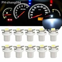 10PCS B8.5D 509T B8.5 T5 LED Lamp 5050 1SMD Car Panel Gauge Speedo Dash Bulb Dashboard Instrument Light Wedge Interior Lamp