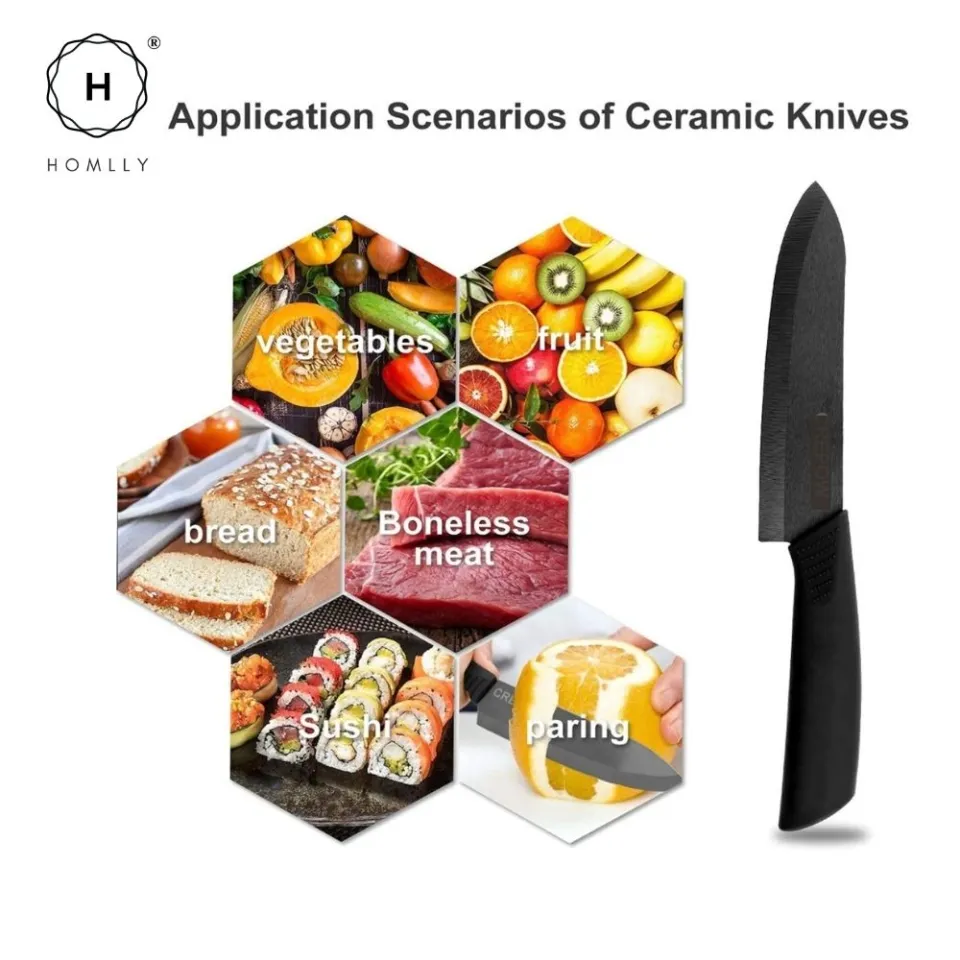 Homlly Ceramic Knife Set