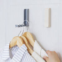 Glitter Star Shop 1pc Foldable Door Hook Household Invisible Coat Storage Holder Wall Hanger for Cloth