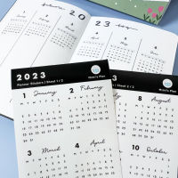 สติกเกอร์ ปฏิทิน 2023 / 2024 สติ๊กเกอร์ แบบใส วันที่ เดือน ปี 2566 / 2567 Calendar Date Stickers Planner by mimisplan