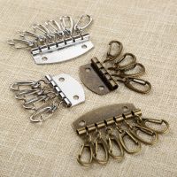 5pcs Wallet Row Chain 4-6 Hooks Leather Hardware Accessories