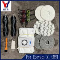 สำหรับ X1 Ecovacs Deebot อุปกรณ์เสริมเครื่องดูดฝุ่นหุ่นยนต์ผ้าถูพื้นถุงหูรูดตัวกรอง HEPA แปรงหลักเศษผ้าอะไหล่เปลี่ยนได้ Shionize