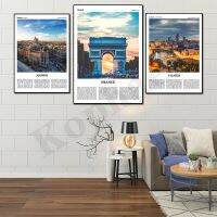 Cityscape Photography Home Decor Poster-แมนเชสเตอร์มาดริดปารีสวิลนีโอโรมปรากเนเปิลส์ฟลอเรนซ์-ศิลปะบนผนังที่สมบูรณ์แบบสำหรับห้องนั่งเล่นห้องนอนหรือสำนักงาน
