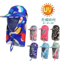 New Childrens Bucket Hats For 2 Years To 12 Years Old Kids Wide Brim Beach Uv Protection Outdoor Big Brim Sun Caps Swim Caps