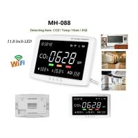 4-In-1 Air Quality Detector 11.8 Inch LCD Screen Air Quality Monitor CO2 / Humidity /AQI for Home School Office