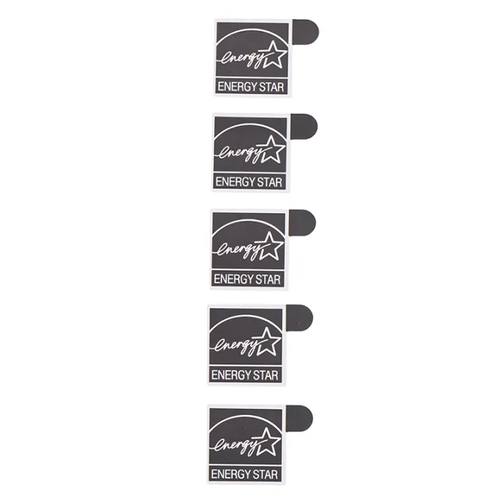 5pcs New Black Energy Star Sticker Label Logo For ThinkPad Laptop DIY