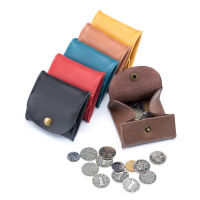 Women Genuine Leather Small Coin Purse with Card Holder Men Change Pocket Business Card Holder Elegant Mini Wallet Money Bag