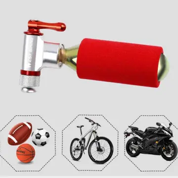 1Pc Durable Biking CO2 For Bicycles Adapter Bike Inflator Aluminum Tire  Tube Mini Hand NOT CO2 Cartridges 