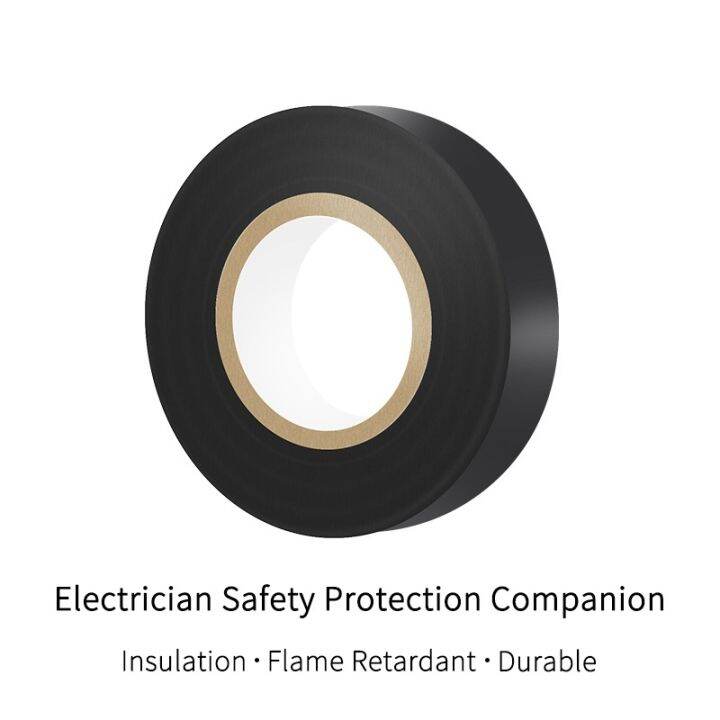 10m Electrical Insulation Tape PVC Super Glue Black Tape High Voltage