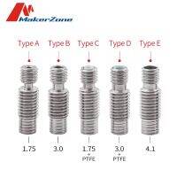 V6คอแบ่งความร้อน Bowden PTFE Hotend J-Head M7 * M6 * 22Mm สำหรับ1.75Mm 3Mm เส้นใยเจาะ4.1Mm 3D เครื่องพิมพ์สแตนเลส