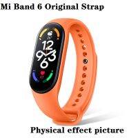 Factory Original Amazfit Bracelet Wristband For Xiaomi Mi Band 6 Wrist Strap Replacement Soft TPU Silicone Offical 10 Color Cables