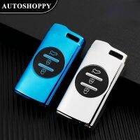 dghjsfgr Electroplate Car Key Case Cover for Chery Tiggo 8 Arrizo5 7 Pro EQ7 5x 3x Tiggo 7 Smart Holder Ring Protection Accessories Shell