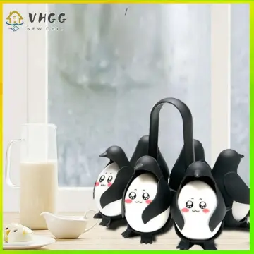 Penguin-Shaped Boiled Egg Cooker, Hard Boiled Eggs Penguin Shaped Cooker &  Silicone Holder Accessories, Easy Egg Microwave Cooking & Pot Boiling  Silicone Cooker Kitchen Tools, Penguin Shaped Egg Holder For Hard Boiled