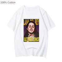 Lana Del Rey Heavy mental Anime เสื้อยืดมังงะน่ารัก xort 100 ผ้าฝ้ายการ์ตูนผู้ชายผู้หญิง TEE-shir แขนสั้นแฟชั่น T เสื้อ