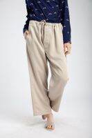 QueenCows กางเกงหลังคลอด Gaen Wide Leg (Khaki)