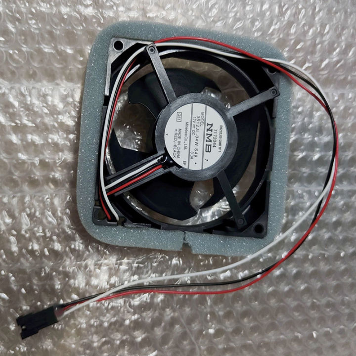 1Pcs Fridge Freezer Cooling Fan For Samsung Refrigerator NMB-MAT MODEL 3612JL-04W-S49 12V 0.3A 9.2cm Parts Accessories