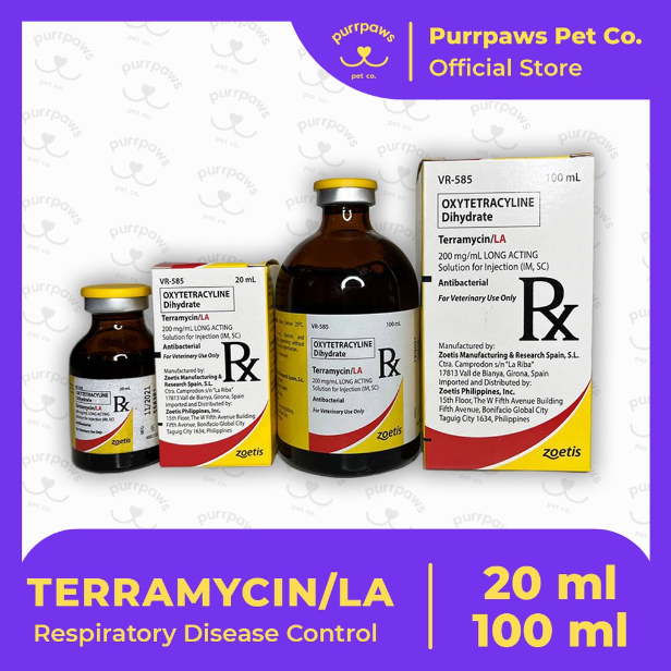 TERRAMYCIN LA Antibacterial (20ml - 100ml) | Lazada PH