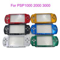 ซ่อมแผ่นโครงเปลือกนอกเคสสีดำด้านหน้าสำหรับ PSP 1000 2000 3000 PSP1000