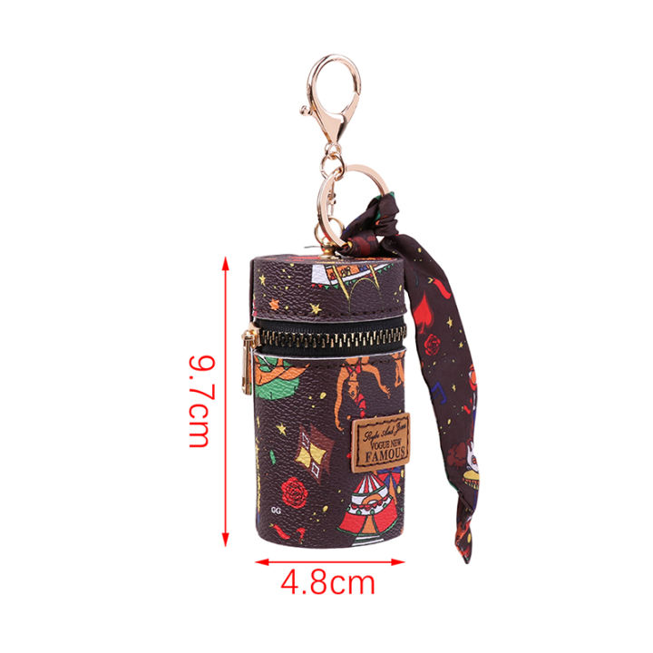 กระเป๋าเครื่องสำอางกระเป๋าลิปสติก-belle-พวงกุญแจหนังใส่เหรียญของผู้หญิงถุงเก็บของ