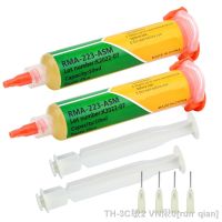 hot【DT】△  RMA-223 10cc BGA Tin Solder Paste Flux Needle Syringe No-clean Grease for SMD PGA PCB Welding Soldering