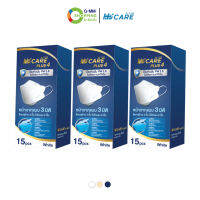 Hi-Care Plus4 ไฮแคร์ หน้ากากอนามัย 3 มิติ ทรงเกาหลี (แพ็ค 3 กล่อง) #125904