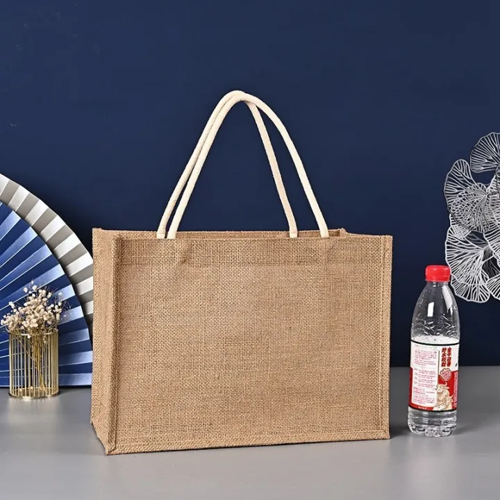 reusable-blank-burlap-tote-shopping-bag-large-capacity-travel-beach-storage-handbag-reusablegrocery-bags-with-handles