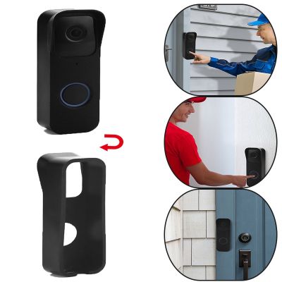 ☇﹉♠ Waterproof Cover For Wireless Doorbell Smart Door Bell Ring Chime Button Waterproof Sun Protection Cover for Blink Video Doorbe