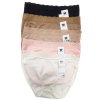 ?น่าซื้อ Panty กางเกงในทรงบิกินี่(เอวต่ำ) ขอบลูกไม้ รุ่น WU1M02 Wow สุด