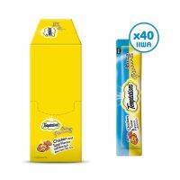 ด่วนโปร ส่งฟรี [ส่งฟรี] เทมเทชันส์  ครีมมี่ เพอเร่ ขนมแมว รสไก่และทูน่า 12 กรัม 40 ชิ้น