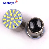 P21w แฟลช1157 Bay15d 100ชิ้นไฟ Led 12V สำหรับรถยนต์โคมไฟไฟเบรกไฟสัญญาณเลี้ยวจอด22ไฟ Led รถยนต์ Smd