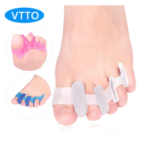 VTTO 2ชิ้น = 1คู่ฮาร์ดซิลิโคนนิ้วเท้านิ้วแยก Hallux Valgus กระดูก Spacers ตาปลาที่ทับซ้อนกันค้อนเท้า C Orrector