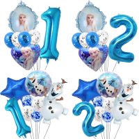 【DT】hot！ Frozen Olaf Foil Balloons Birthday Decorations Helium Globos Baby Shower Kids
