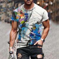 2021 new mens 3D T-shirt Street trend Harajuku skateboard graffiti style design Short Sleeve Top Asian Size XXS-5XL