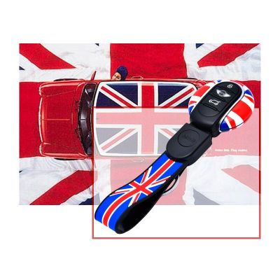 Fit for MINI Cooper S ONE JCW Car Key fob Cap Case Cover Protector Holder Union jack flag style F54 F55 F56 F57 F60
