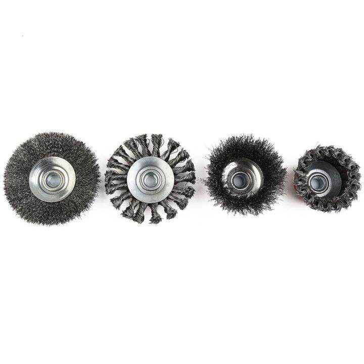 4pc-3-amp-4-inch-carbon-steel-wire-wheel-cup-brush-set-for-5-8-11unc-angle-grinders-4-pcs-wire-wheel-cup-brush-kit-rotary-tool-parts-accessories