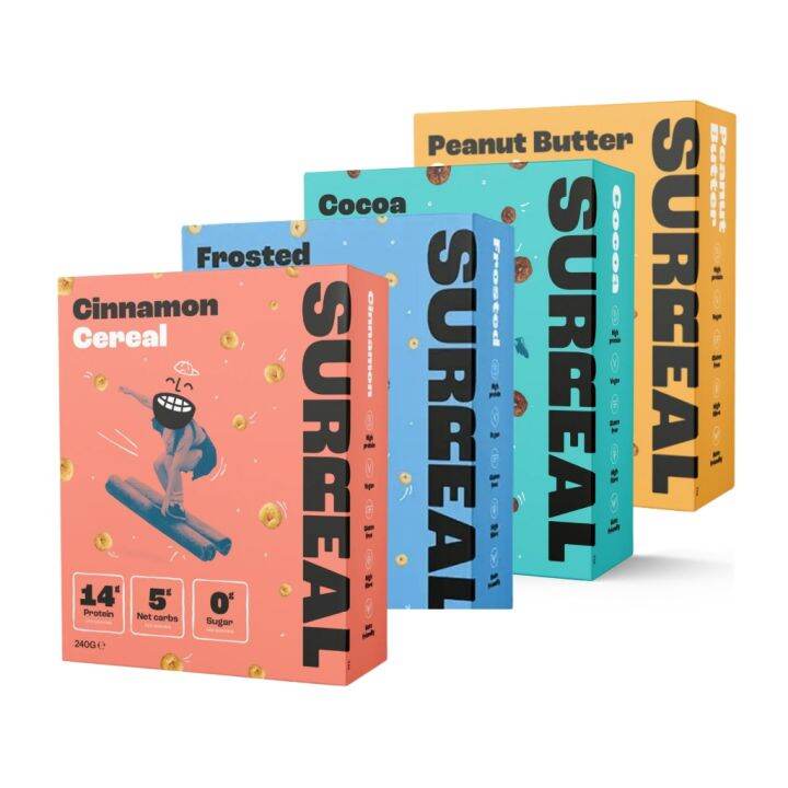 Surreal High Protein Cereal Low Sugar Healthy Plant Based In Fiber Carb Glu Lazada PH