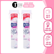 FREESHIP Bông Tẩy Trang Aura Beauty Cotton Pads 150 Miếng T138 - NEON