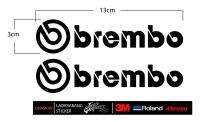 สติ๊กเกอร์ติดรถ โลโก้ Brembo