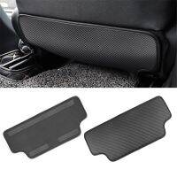 VEHICAR เบาะ Car เบาะหลังกันเตะ Bantal Alas เบาะหลัง,แผ่นรองหนัง Pu แผ่นเตะกันสกปรกจำนวน1ชิ้น