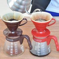 [Direct From Japan] HARIO V60 Coffee server 02 set drip For 1 4 cups Red VCSD-02R