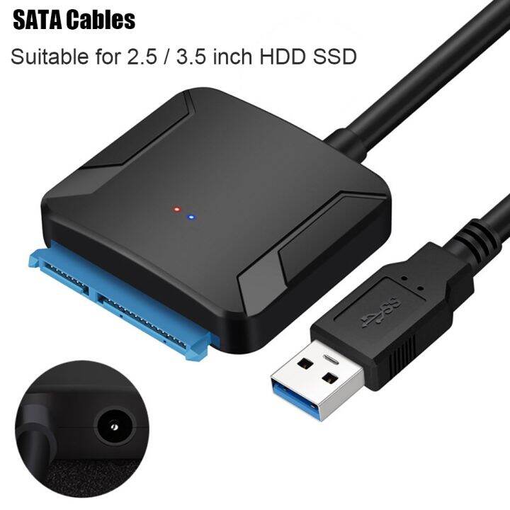 0.4m USB 3.0 SATA Cables Converter Male to 2.5/3.5 Inch HDD/SSD Drive